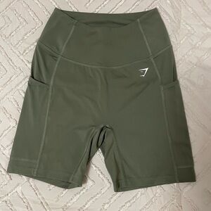 Olive Green Gymshark Shorts